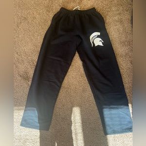 Michigan sweatpants. Black. Men’s Large